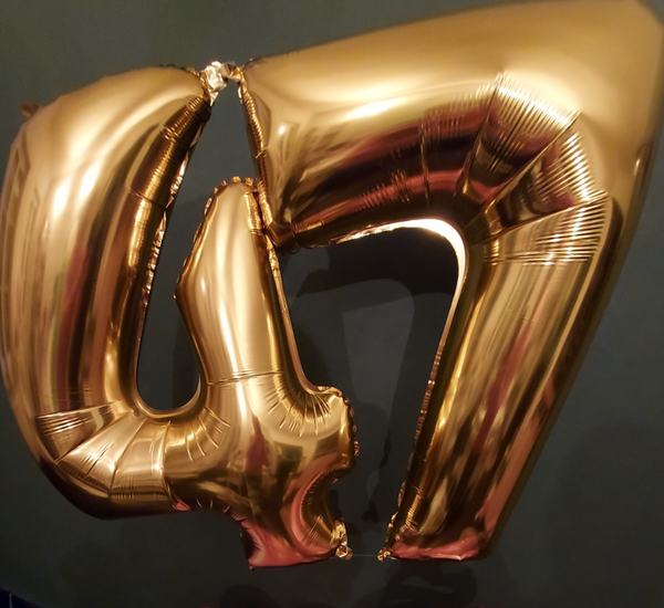 Twee heliumcijfers 86 cm