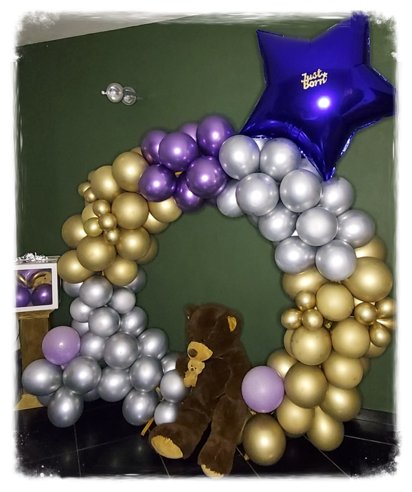 Cirkel ster geboorte/ babyborrel