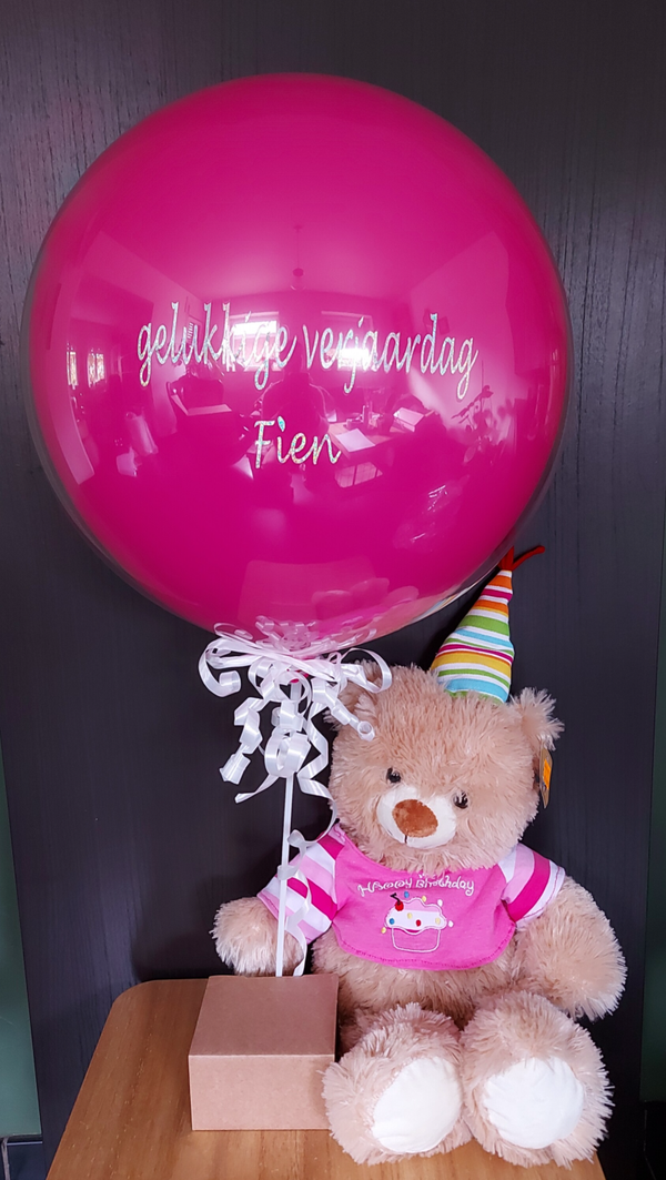 Bubbel op stokje met cadeaudoosje.