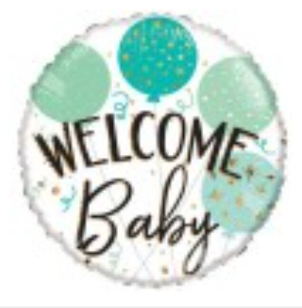 Welcom baby, ballonprint