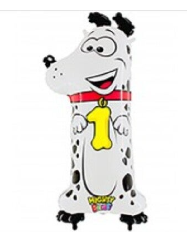 Cijfer 1 dog