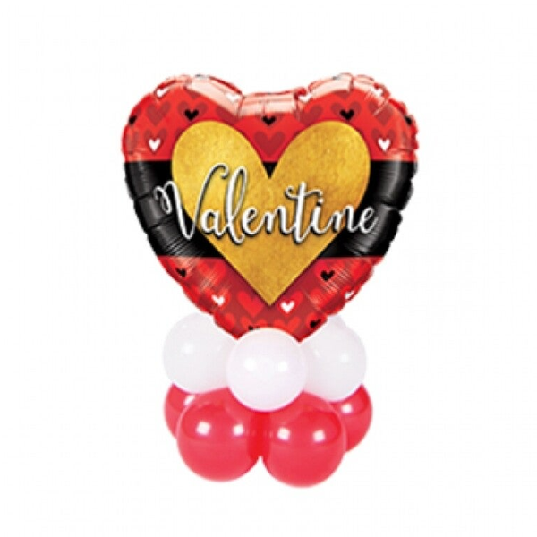 Valentine goud hart opdruk
