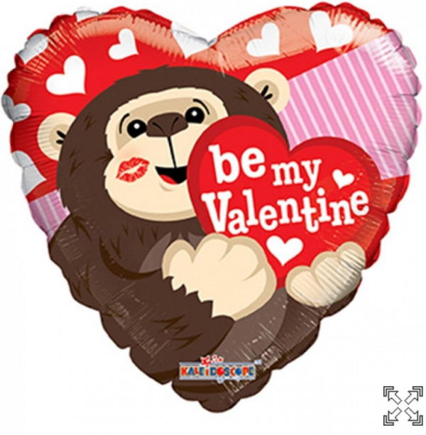 Be my valentine gorilla