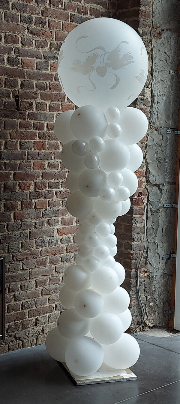 Huwelijkspilaar duif