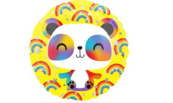 Happy colorfull panda