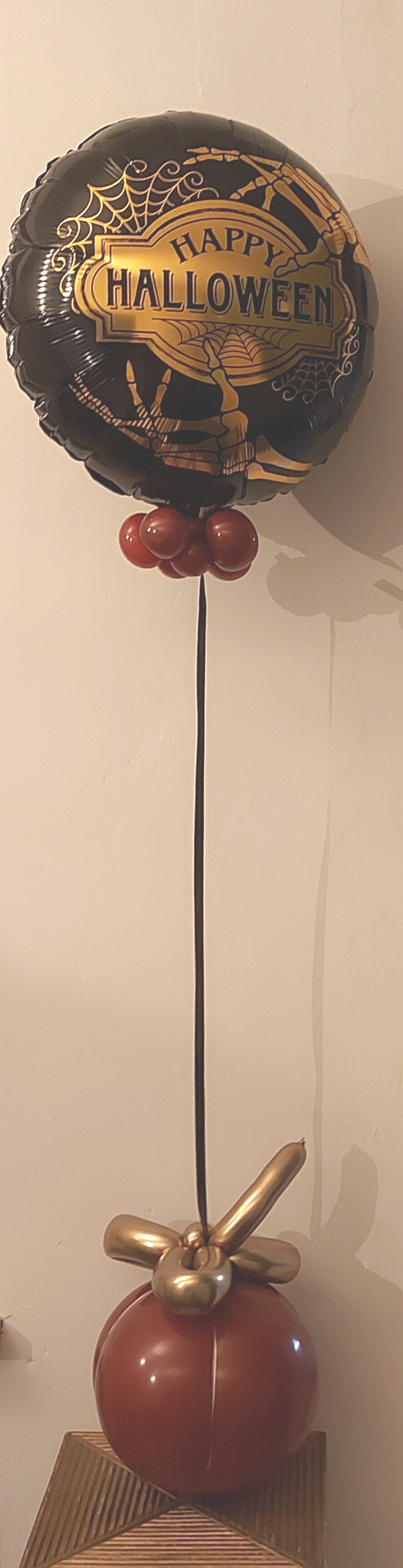 Pompoen met heliumballon