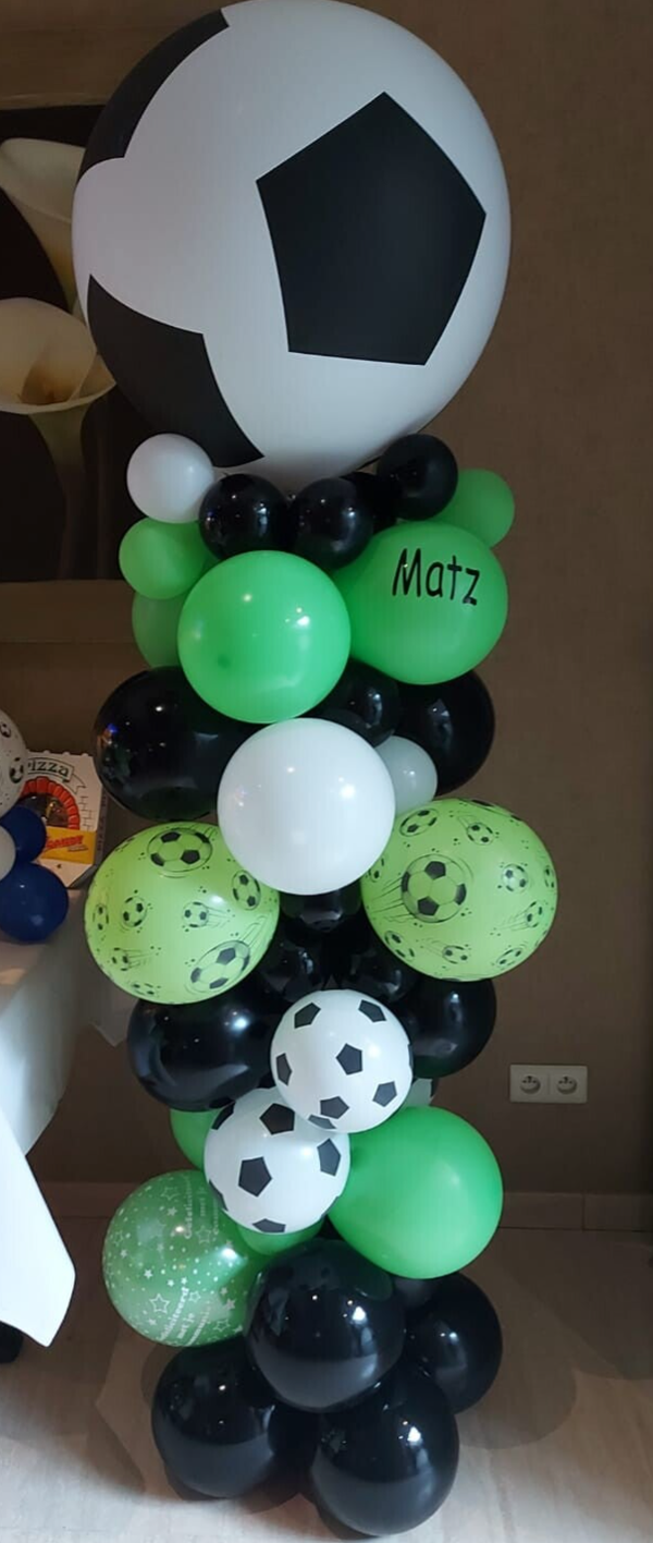 Ballonzuil in thema: voetbal