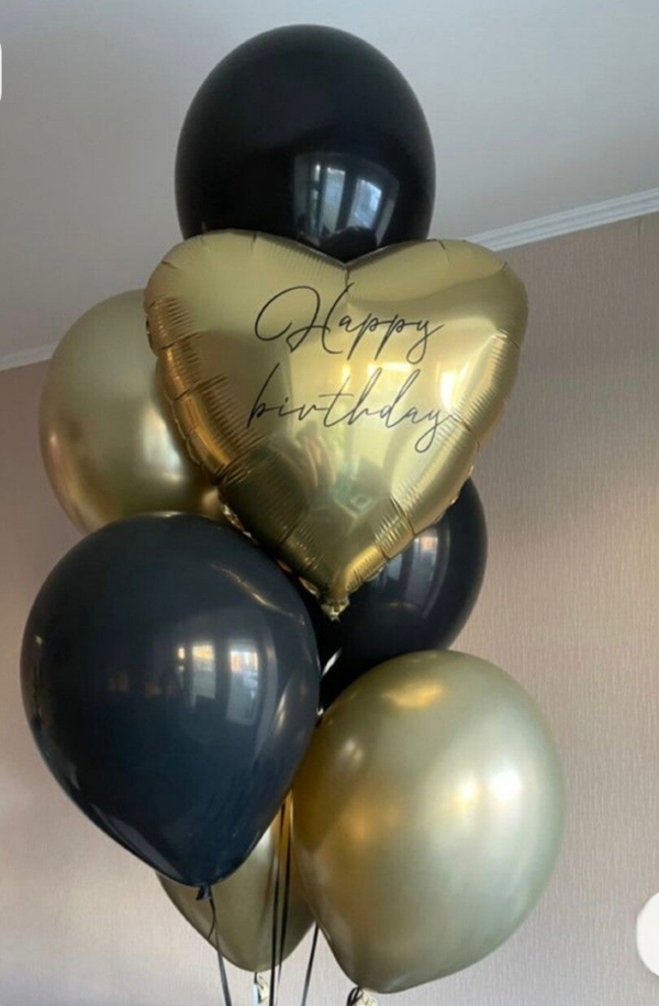 Happy birthday met een hart