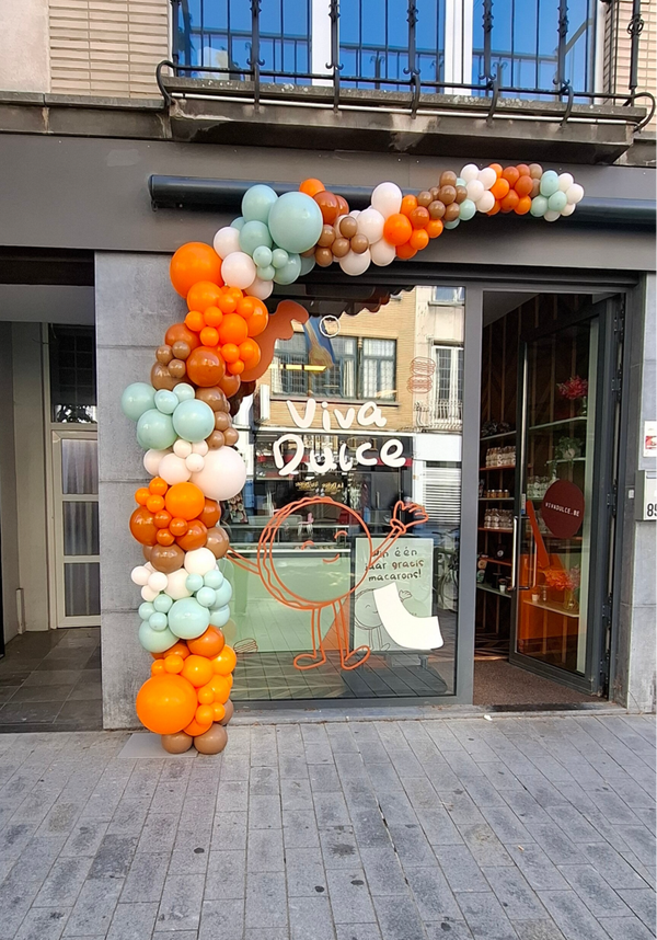 Ballonslinger organic in 5 kleuren