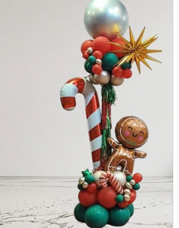 Pilaar met gingerbreadfiguur