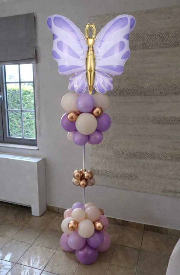 Lila vlinder voor communie