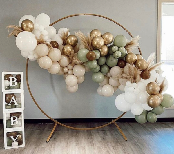 Slinger horizontaal door cirkel