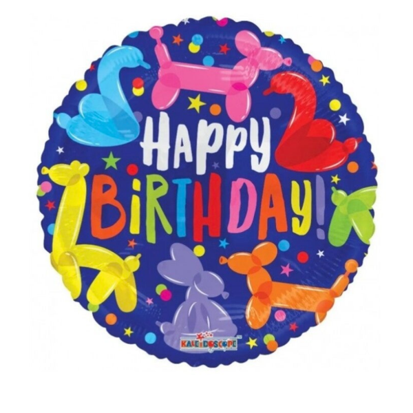 Happy Birthday balloon animals