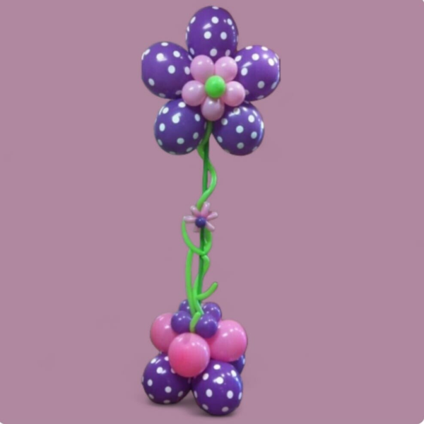 Bloemen  met polkadot