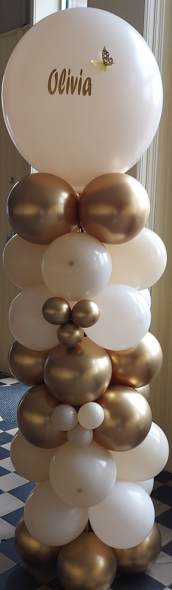 Pilaar " natuurtint- goud"