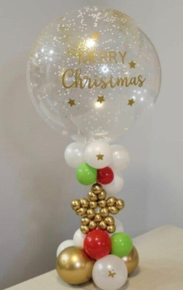 Bubble tafelstuk " Merry Christmas "
