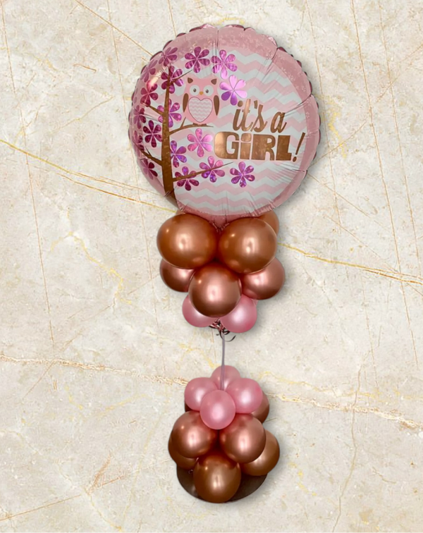Tafelstuk "it's a girl"