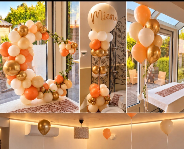 Ballonpakket voor verjaardag "one"