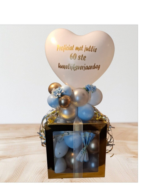 Cadeaubox 60 ste huwelijksverjaardag