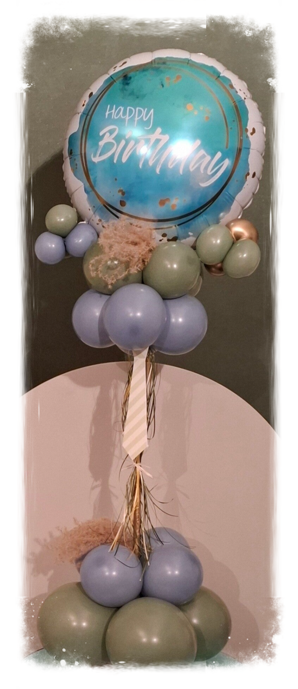 Tafelstuk "Happy Birthday " in feeststemming 👔