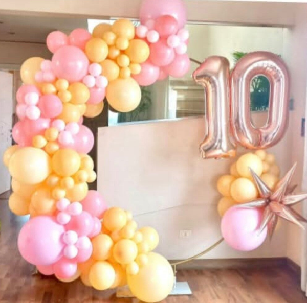 Cirkel met cijfer en ster