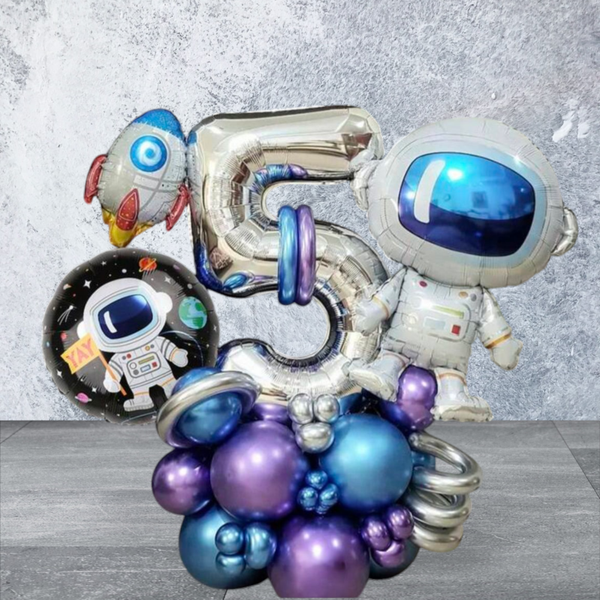 Cijferblok in de ruimte