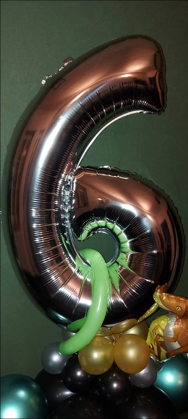 Cijferblok verjaardag Dino