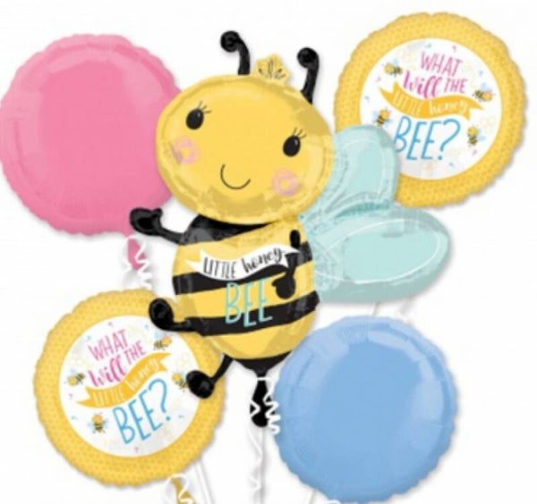 Ballonboeket Honey Bee helium