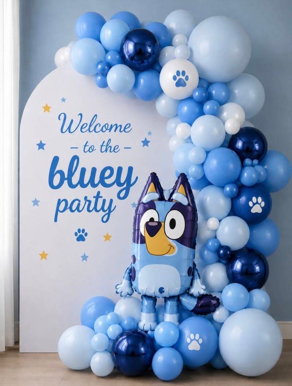 Backdrop "Bleuy party".