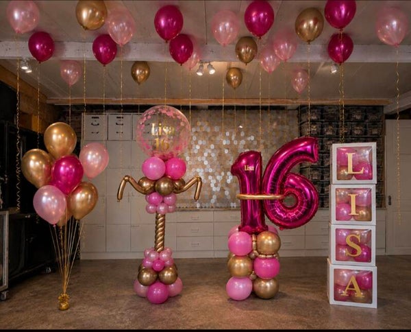 Verjaardagspakket met confettibubble