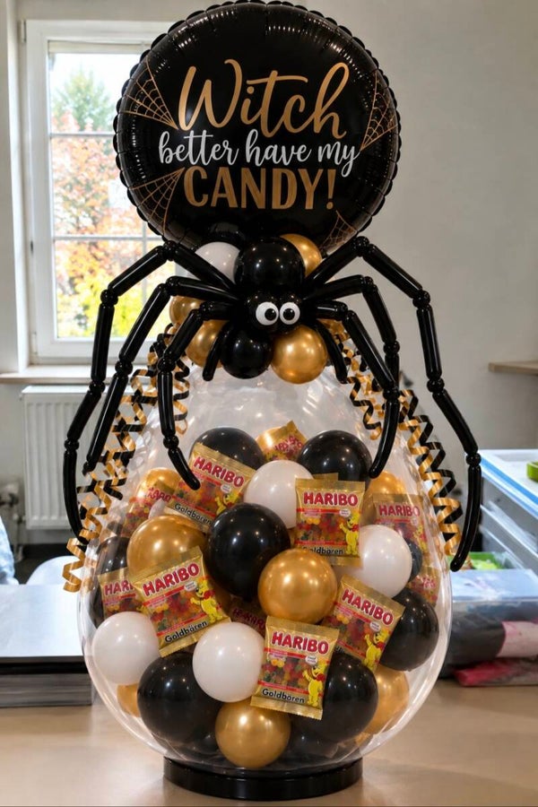 Halloween cadeauballon/ snoepjes