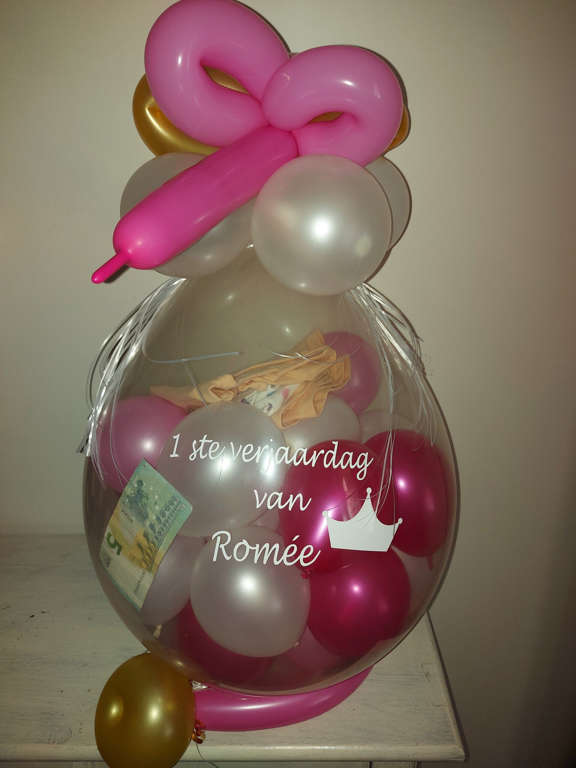 Stuffer geboorte top bloem