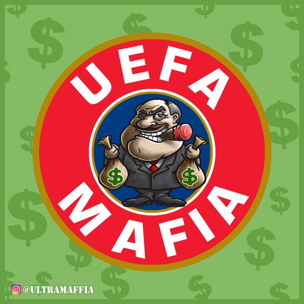 Uefa Mafia sticker (square 50 pcs)