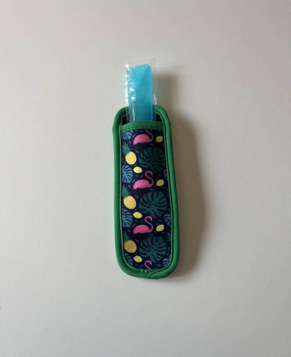 0014P - Couvre-popsicle style feuille banane