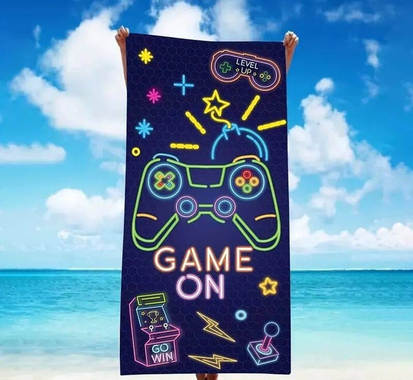 0060N - Serviette de plage Console de jeu