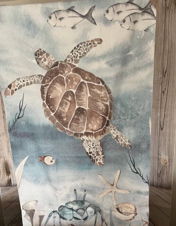 0087N - Serviette de plage Tortue