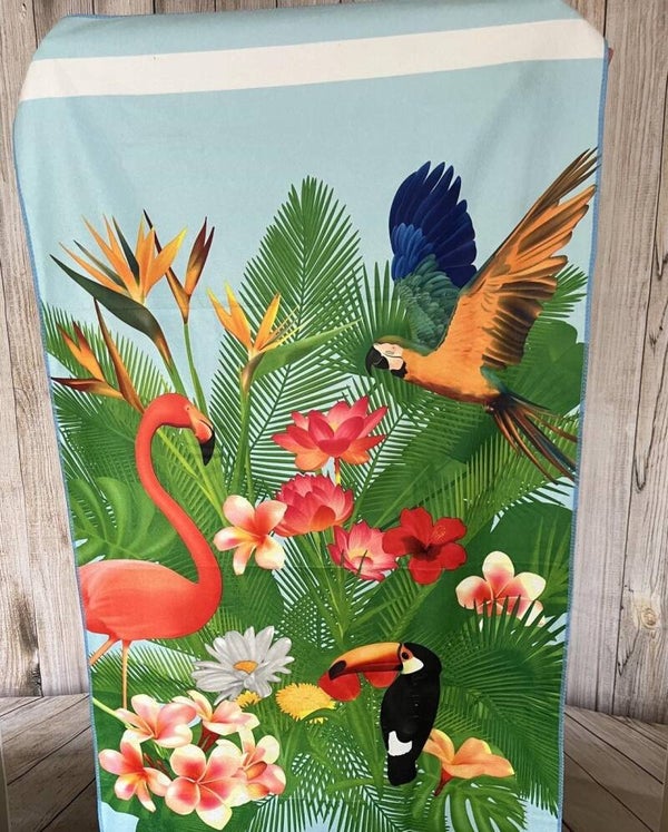 0091N - Serviette de plage Tropical