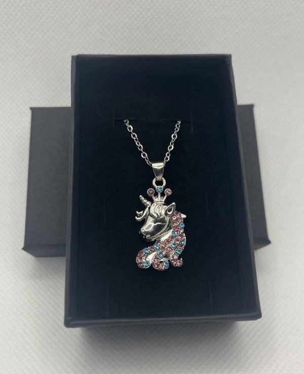 0105Q - Collier pendentif Licorne