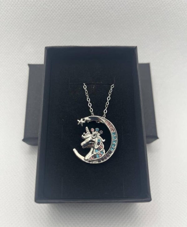 0107Q - Collier pendentif Licorne