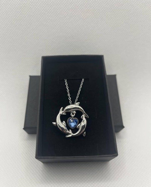 0108Q - Collier pendentif Dauphin