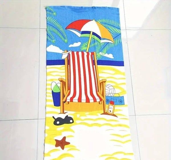 0110N - Serviette de plage Chaise longue