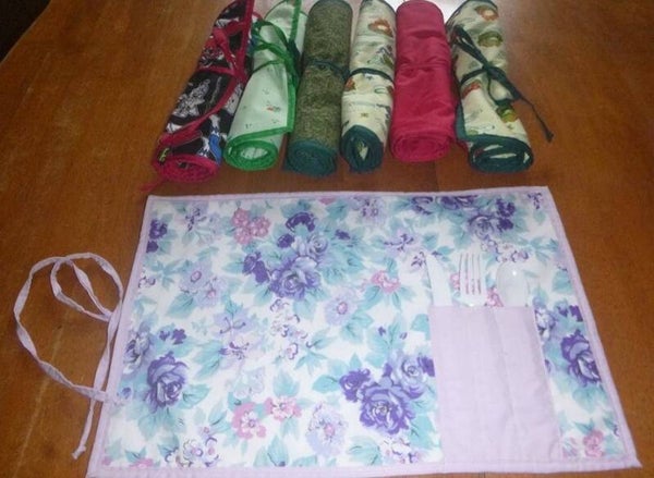 0180P - Napperon avec pochette ustensile