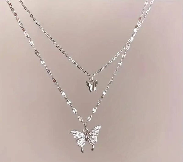 0262Q - Collier pendentif Double couche