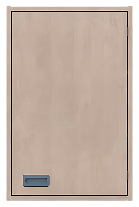 Aufsatzschrank mit Tür, 52 cm breit