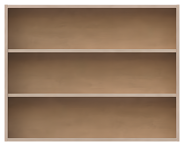 Aufsatzschrank offen, 102 cm breit