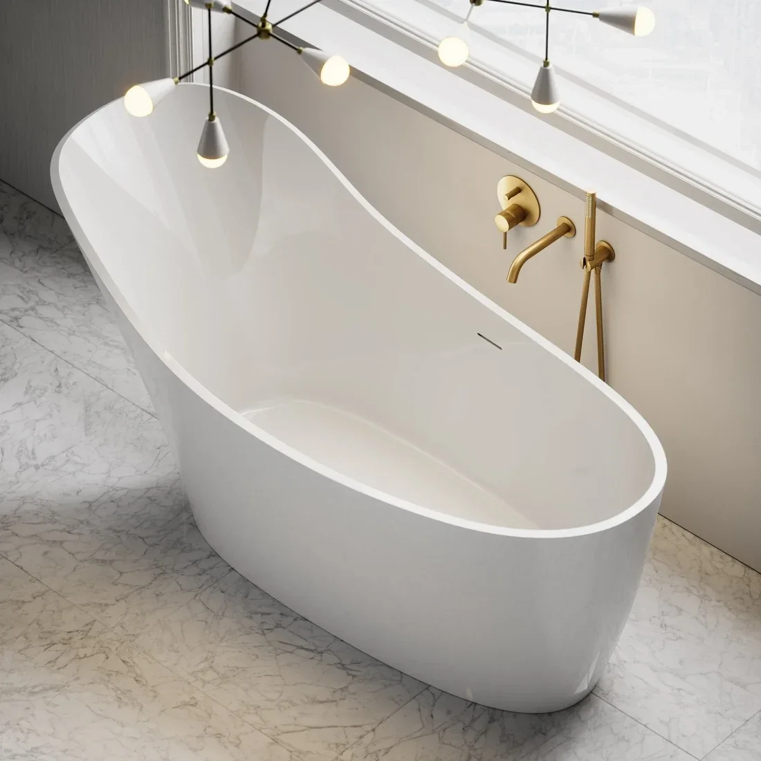 Napoli Freestanding Stone Bath 1690mm
