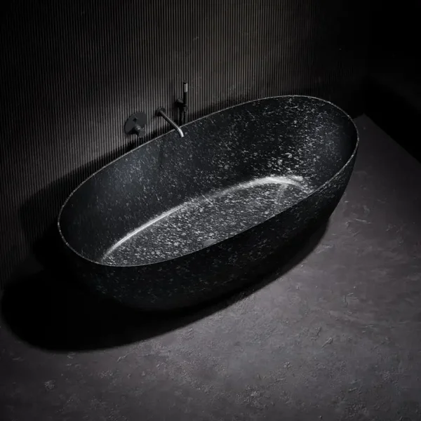 Vivere Forged Carbon Fibre Freestanding Bath 1700mm