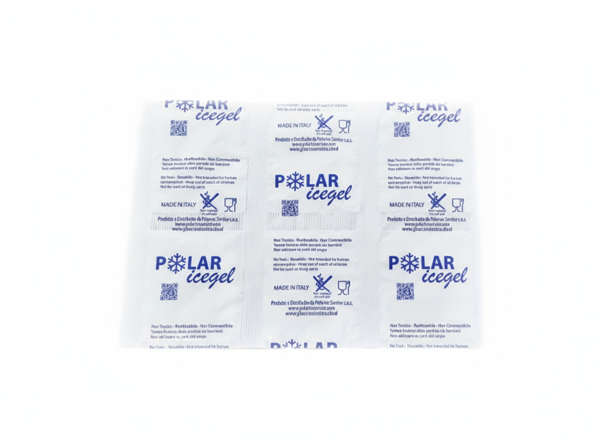 Ghiaccio Sintetico in Foglietti da Idratare in acqua