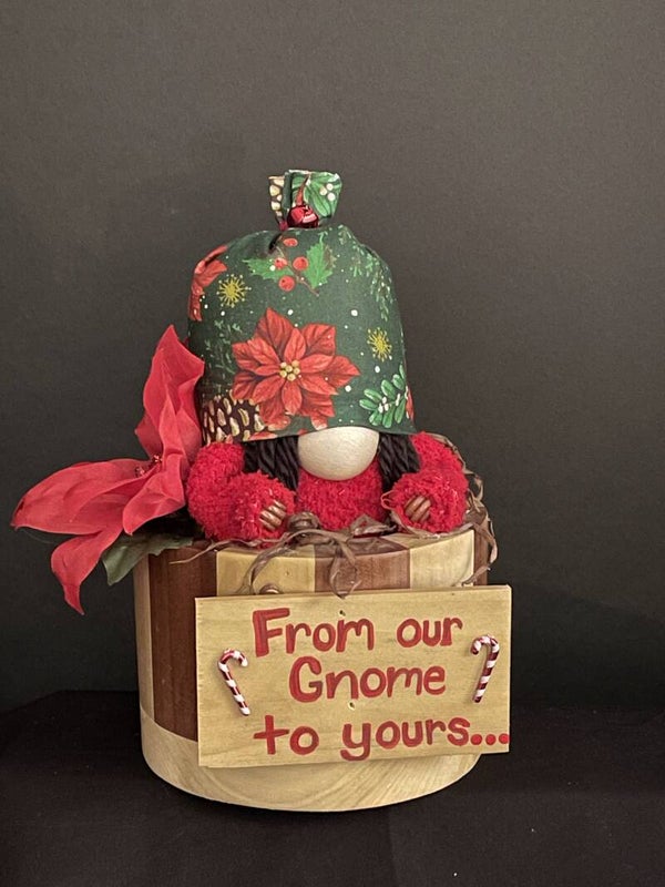 from our gnome to yours (gnome in a nest)