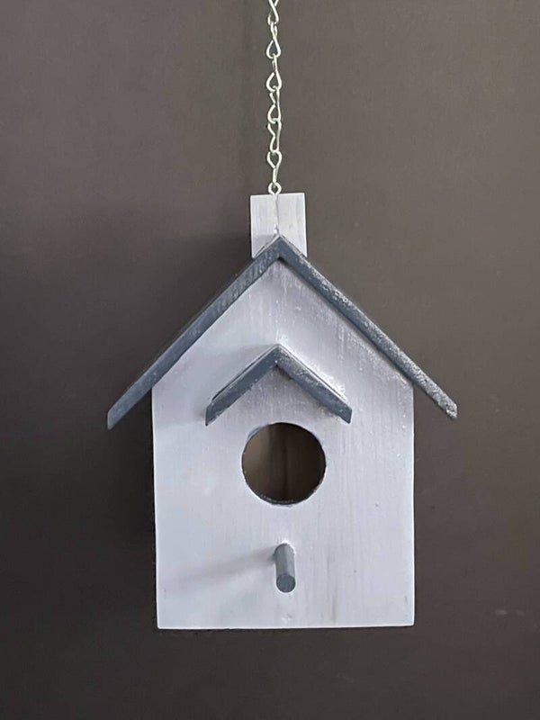 joy winter birdhouse style
